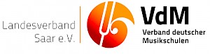 Verband Deutscher Musikschulen Landesverband Saar (VdM) Logo